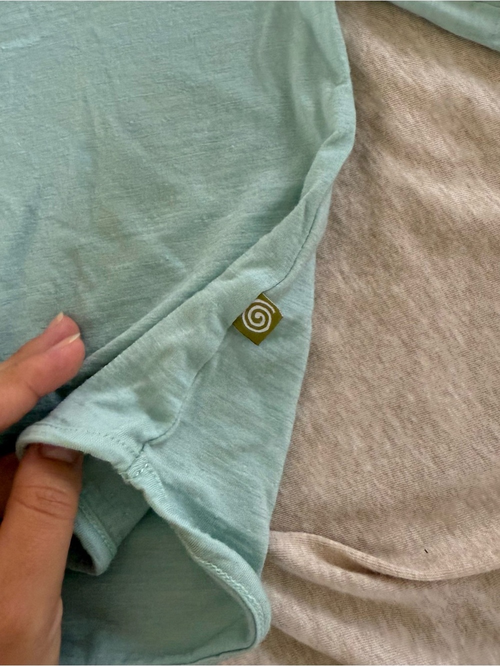 Nui Kids Matching Set in Light Teal Blue - Picture 5 of 6